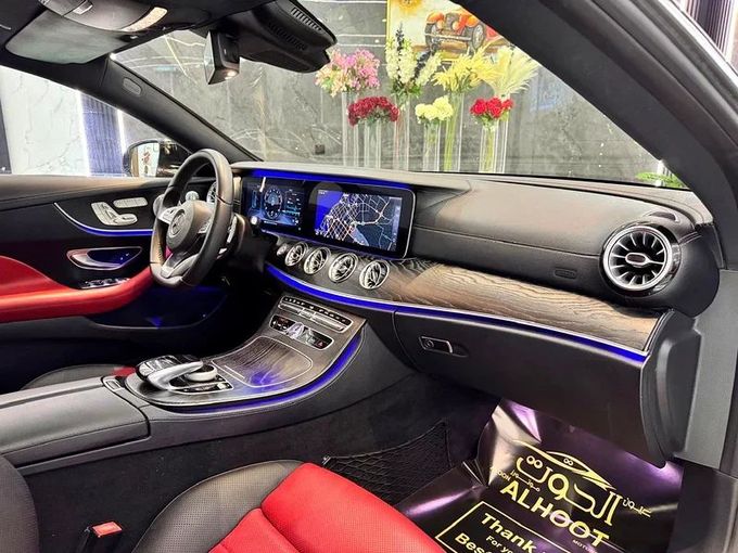 Used Mercedes-Benz E-Class 350 V (W213, S213, C238), 3.5 l, 2018 in Sharjah by Ayoon Alhoot Motors, Black color. GCC Specs | AUTO.AE
