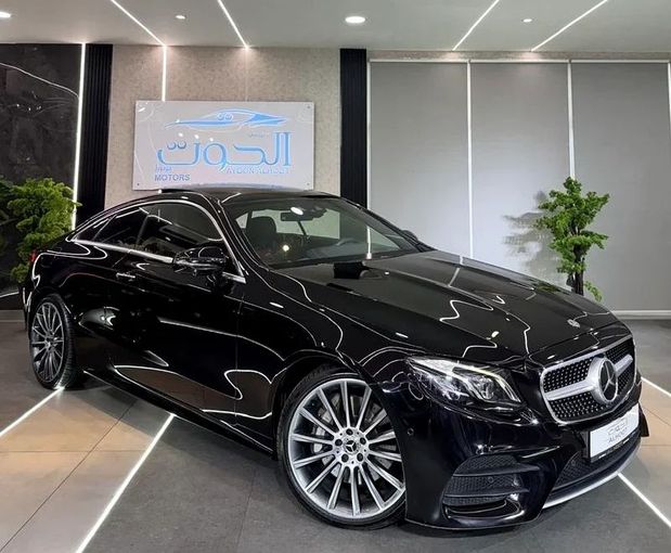 Used Mercedes-Benz E-Class 350 V (W213, S213, C238), 3.5 l, 2018 in Sharjah by Ayoon Alhoot Motors, Black color. GCC Specs | AUTO.AE