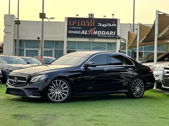 Used Mercedes-Benz E-Class 300 V (W213, S213, C238), 2.0 l, 2017 in Sharjah by Ahmad alkhodari Motors, Black color. European Specs | AUTO.AE