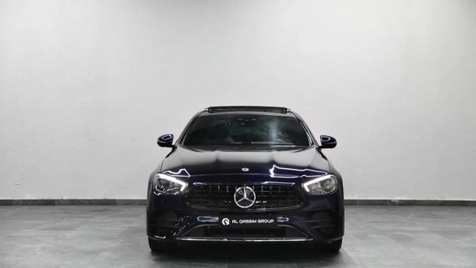 Used Mercedes-Benz E-Class 350 V (W213, S213, C238) Facelift, 2.0 l, 2021 in Sharjah by Al Qassem Cars Trading, Black color. Korean Specs | AUTO.AE