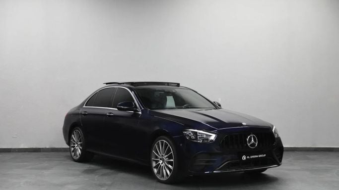 Used Mercedes-Benz E-Class 350 V (W213, S213, C238) Facelift, 2.0 l, 2021 in Sharjah by Al Qassem Cars Trading, Black color. Korean Specs | AUTO.AE