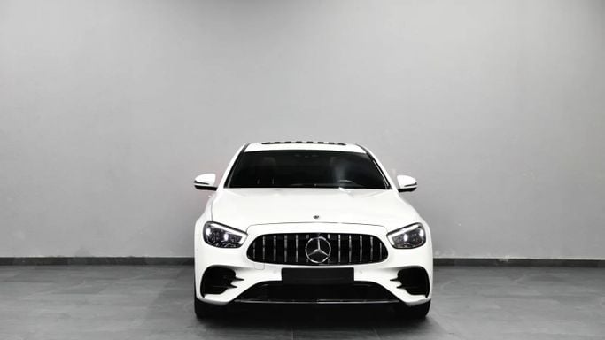 Used Mercedes-Benz E-Class 350 V (W213, S213, C238) Facelift, 2.0 l, 2021 in Sharjah by Al Qassem Cars Trading, White color. Korean Specs | AUTO.AE