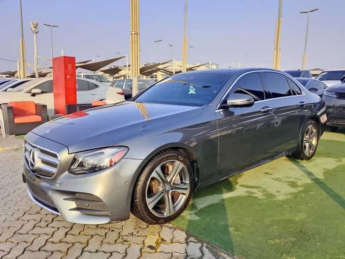 Used Mercedes-Benz E-Class 400 V (W213, S213, C238), 3.0 l, 2017 in Sharjah by Rebou Najd Used Cars, Grey color. Canadian Specs | AUTO.AE