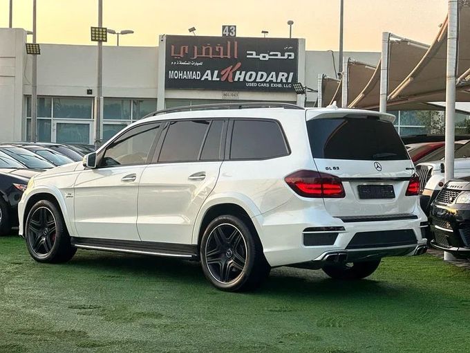 Used Mercedes-Benz GL-Class AMG 63 AMG, 5.5 l, 2016 in Sharjah by Ahmad alkhodari Motors, White color. GCC Specs | AUTO.AE