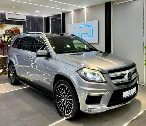 Used Mercedes-Benz GL-Class 500 II (X166), 4.7 l, 2015 in Sharjah by Ayoon Alhoot Motors, Grey color. GCC Specs | AUTO.AE