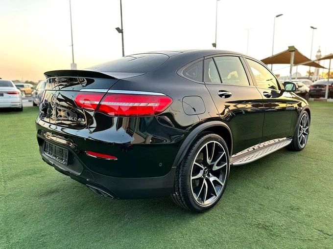 Used Mercedes-Benz GLC Coupe AMG 43 AMG I (C253), 3.0 l, 2018 in Sharjah by Ahmad alkhodari Motors, Black color. GCC Specs | AUTO.AE