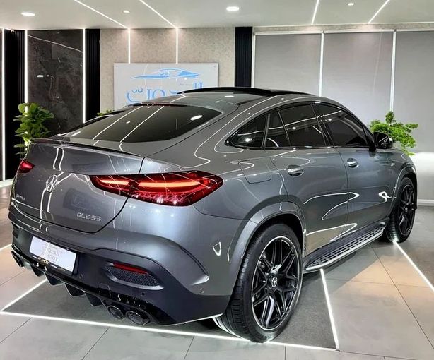Used Mercedes-Benz GLE Coupe AMG 53 AMG II (C167) Facelift, 3.0 l, 2023 in Sharjah by Ayoon Alhoot Motors, Grey color. GCC Specs | AUTO.AE