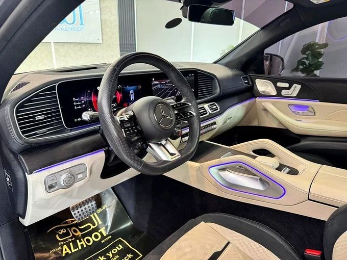 Used Mercedes-Benz GLE Coupe AMG 53 AMG II (C167) Facelift, 3.0 l, 2023 in Sharjah by Ayoon Alhoot Motors, Grey color. GCC Specs | AUTO.AE