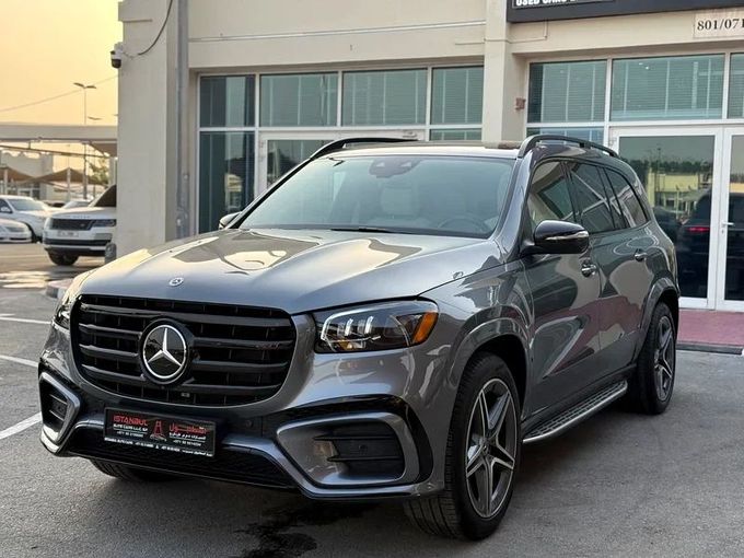 Подержанный Mercedes-Benz GLS 450 II (X167) Рестайлинг, 3.0 л, 2025 в Шардже от Istanbul Elite Used Cars Серый цвет. Американская | AUTO.AE