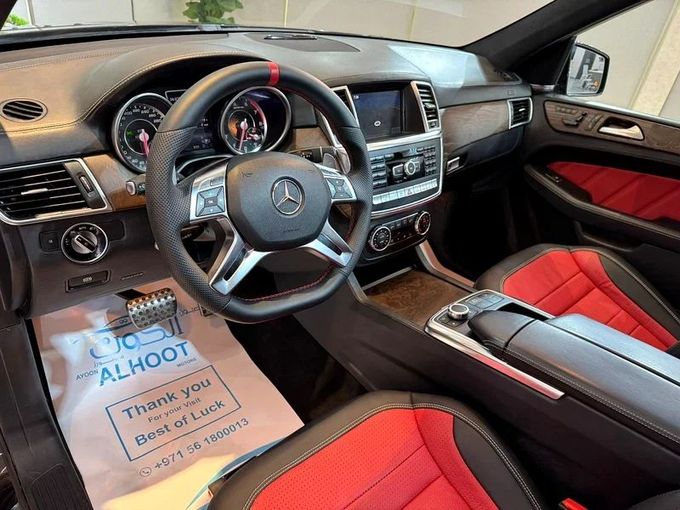 Used Mercedes-Benz M-Class 500 III (W166), 4.7 l, 2014 in Sharjah by Ayoon Alhoot Motors, Black color. GCC Specs | AUTO.AE