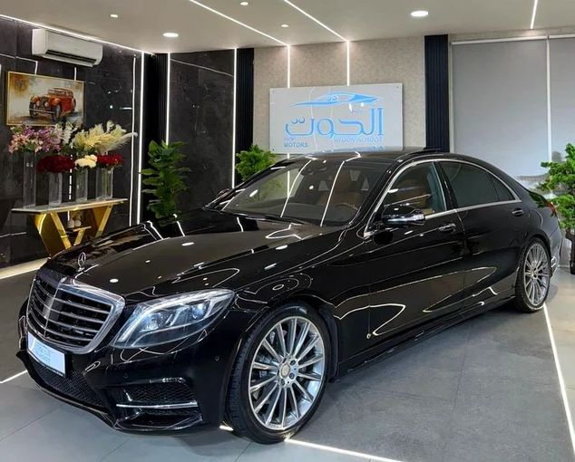 Used Mercedes-Benz S-Class 400 Long VI (W222, C217), 3.0 l, 2016 in Sharjah by Ayoon Alhoot Motors, Black color. GCC Specs | AUTO.AE