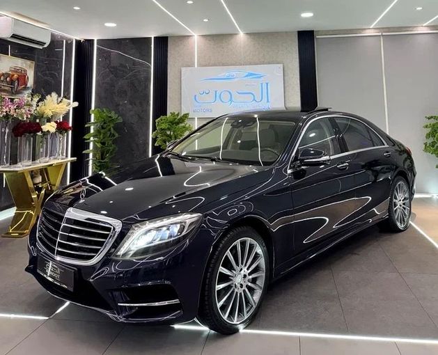 Подержанный Mercedes-Benz S-Class 500 VI (W222, C217), 4.7 л, 2015 в Шардже от Ayoon Alhoot Motors Синий цвет. GCC | AUTO.AE