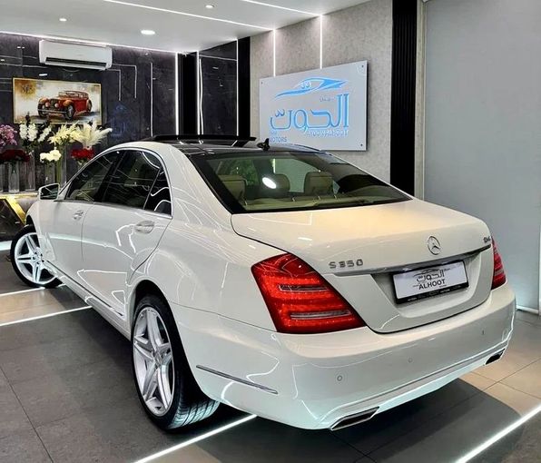 Used Mercedes-Benz S-Class 400 Long VI (W222, C217), 3.0 l, 2013 in Sharjah by Ayoon Alhoot Motors, White color.  | AUTO.AE