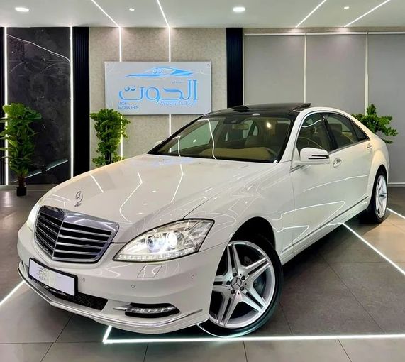 Used Mercedes-Benz S-Class 400 Long VI (W222, C217), 3.0 l, 2013 in Sharjah by Ayoon Alhoot Motors, White color.  | AUTO.AE