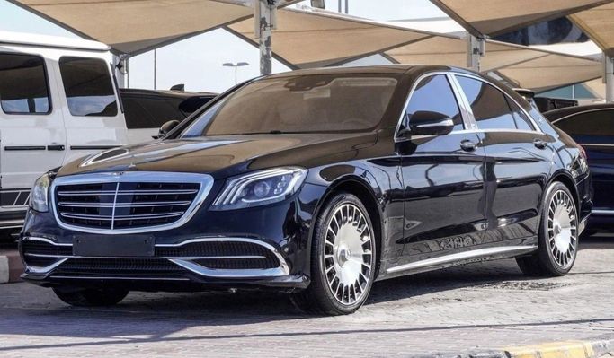 Подержанный Mercedes-Benz S-Class 500 VI (W222, C217) Рестайлинг, 3.0 л, 2018 в Шардже от Abo Saif Черный цвет. GCC | AUTO.AE