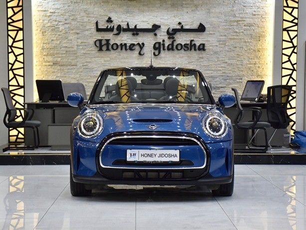 Used MINI Cabrio John Cooper Works III Facelift 2, 2.0 l, 2024 in Sharjah by Honey Gidosha Used Cars Tr., Blue color.  | AUTO.AE