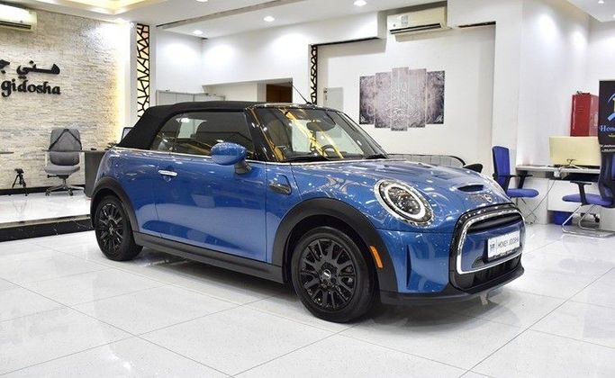 Used MINI Cabrio John Cooper Works III Facelift 2, 2.0 l, 2024 in Sharjah by Honey Gidosha Used Cars Tr., Blue color.  | AUTO.AE