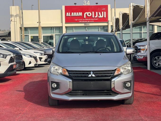 Новый Mitsubishi Attrage I Рестайлинг, 1.2 л, 2021 в Шардже от Al Aram Cars Серебристый цвет. GCC | AUTO.AE