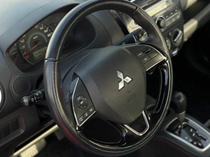 New Mitsubishi Attrage I Facelift, 1.2 l, 2022 in Sharjah by Al Aram Cars, Grey color. GCC Specs | AUTO.AE