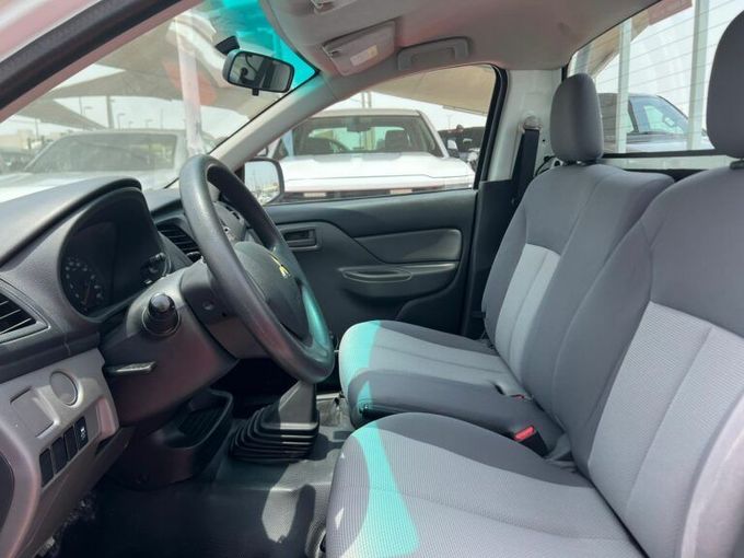 New Mitsubishi L200 V, 2.4 l, 2019 in Sharjah by Al Aram Cars, White color. GCC Specs | AUTO.AE