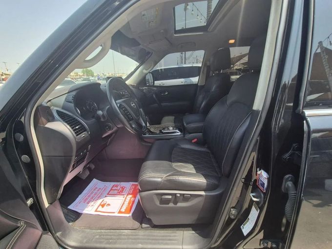 Used Nissan Armada II Facelift, 5.6 l, 2021 in Sharjah by Rebou Najd Used Cars, Black color. American Specs | AUTO.AE