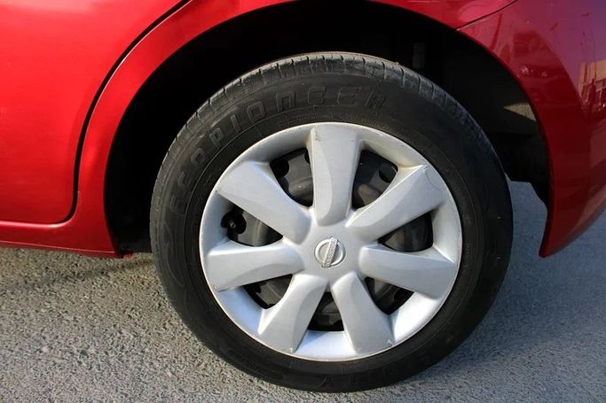 New Nissan Micra V, 999 l, 2019 in Sharjah by Sama alsaadah Cars, Red color. GCC Specs | AUTO.AE