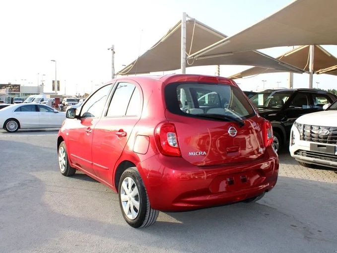 New Nissan Micra V, 999 l, 2019 in Sharjah by Sama alsaadah Cars, Red color. GCC Specs | AUTO.AE
