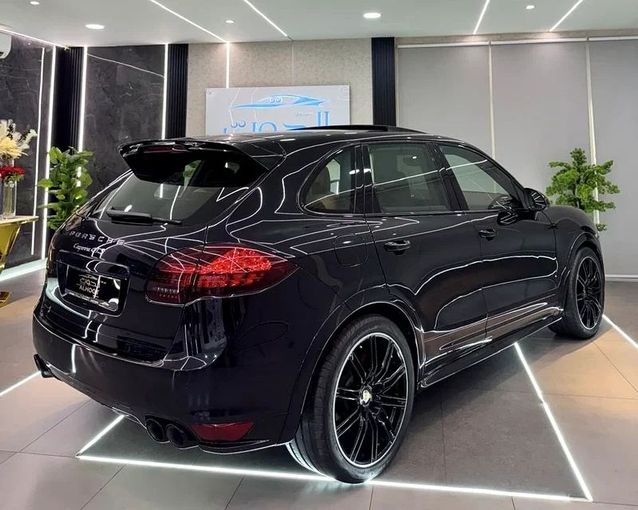 Used Porsche Cayenne GTS II Facelift (958), 3.6 l, 2014 in Sharjah by Ayoon Alhoot Motors, Black color. GCC Specs | AUTO.AE