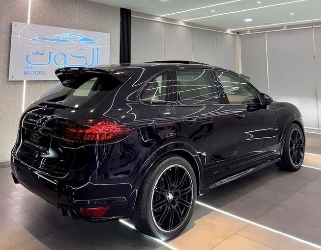 Used Porsche Cayenne GTS II Facelift (958), 3.6 l, 2014 in Sharjah by Ayoon Alhoot Motors, Black color. GCC Specs | AUTO.AE