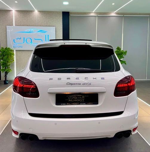 Used Porsche Cayenne GTS II (958), 4.8 l, 2014 in Sharjah by Ayoon Alhoot Motors, White color. GCC Specs | AUTO.AE
