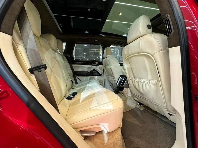 Used Porsche Cayenne GTS II Facelift (958), 3.6 l, 2014 in Sharjah by Ayoon Alhoot Motors, Red color. GCC Specs | AUTO.AE
