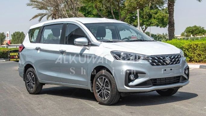 New Suzuki Ertiga II Facelift, 1.5 l, 2023 in Sharjah by Nour Alnukhba Motors, Silver color. Other | AUTO.AE