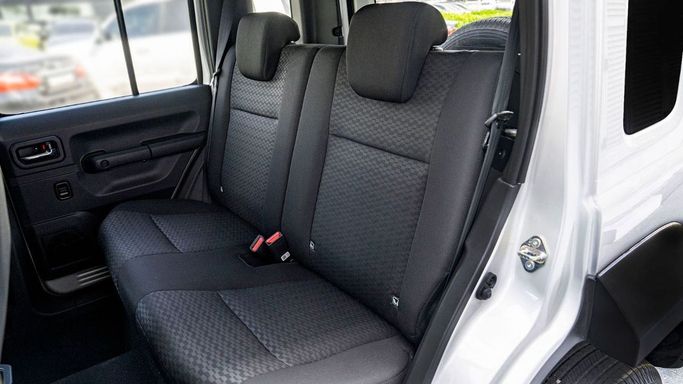 New Suzuki Jimny IV, 1.5 l, 2025 in Sharjah by Nour Alnukhba Motors, Silver color. GCC Specs | AUTO.AE