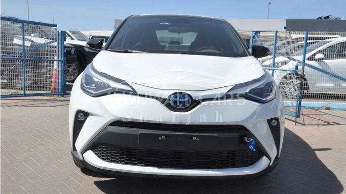 New Toyota C-HR I Facelift, 1.8 l, 2023 in Sharjah by Nour Alnukhba Motors, White color. Other | AUTO.AE