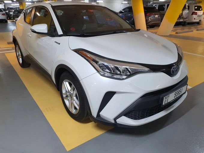 New Toyota C-HR I Facelift, 1.2 l, 2022 in Sharjah by Nour Alnukhba Motors, White color. Other | AUTO.AE