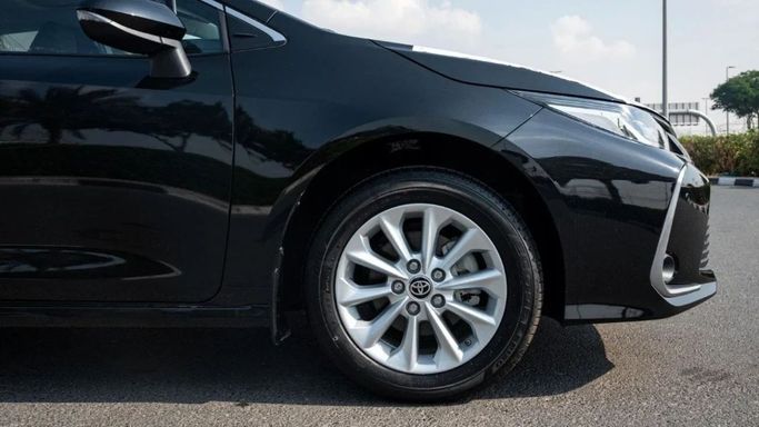 New Toyota Corolla XII (E210), 1.6 l, 2024 in Sharjah by Nour Alnukhba Motors, Black color. Other | AUTO.AE