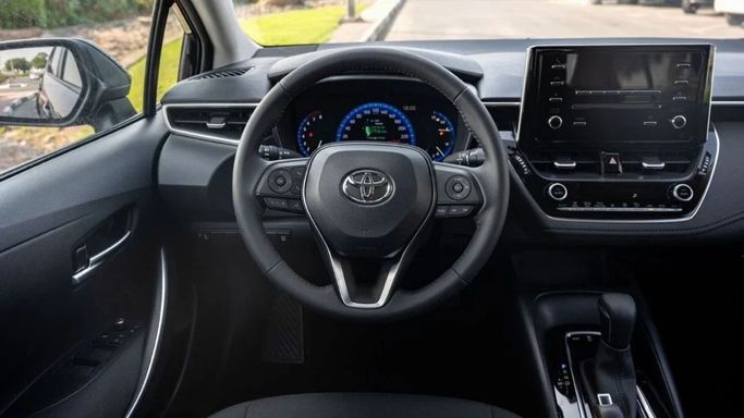 New Toyota Corolla XII (E210), 1.8 l, 2023 in Sharjah by Nour Alnukhba Motors, Black color. Other | AUTO.AE
