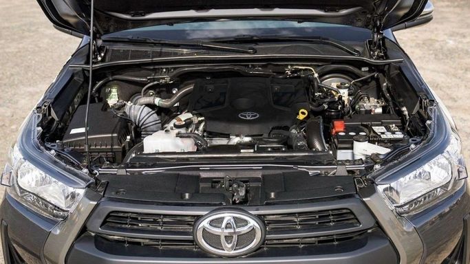 New Toyota Hilux VIII Facelift, 2.4 l, 2024 in Sharjah by Nour Alnukhba Motors, Grey color. European Specs | AUTO.AE