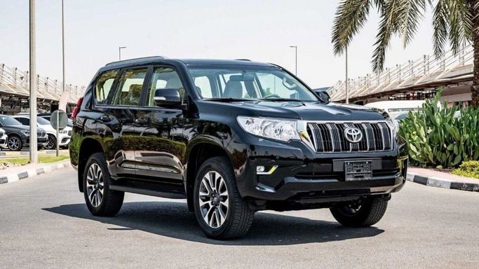 New Toyota Land Cruiser Prado 150 Series Facelift 3, 2.7 l, 2023 in Sharjah by Nour Alnukhba Motors, Black color. Other | AUTO.AE