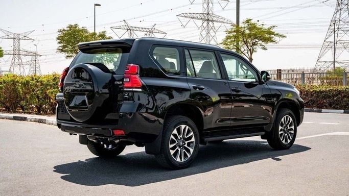 New Toyota Land Cruiser Prado 150 Series Facelift 3, 2.7 l, 2023 in Sharjah by Nour Alnukhba Motors, Black color. Other | AUTO.AE
