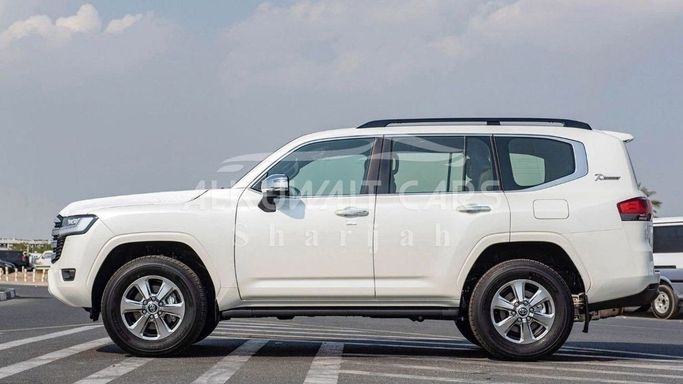 New Toyota Land Cruiser 300 Series, 4.0 l, 2025 in Sharjah by Nour Alnukhba Motors, White color. Other | AUTO.AE