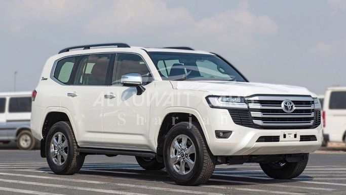 New Toyota Land Cruiser 300 Series, 4.0 l, 2025 in Sharjah by Nour Alnukhba Motors, White color. Other | AUTO.AE