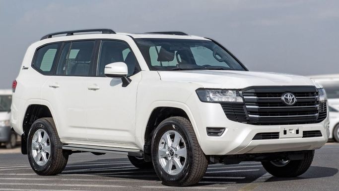 New Toyota Land Cruiser 300 Series, 3.3 l, 2025 in Sharjah by Nour Alnukhba Motors, White color. Other | AUTO.AE