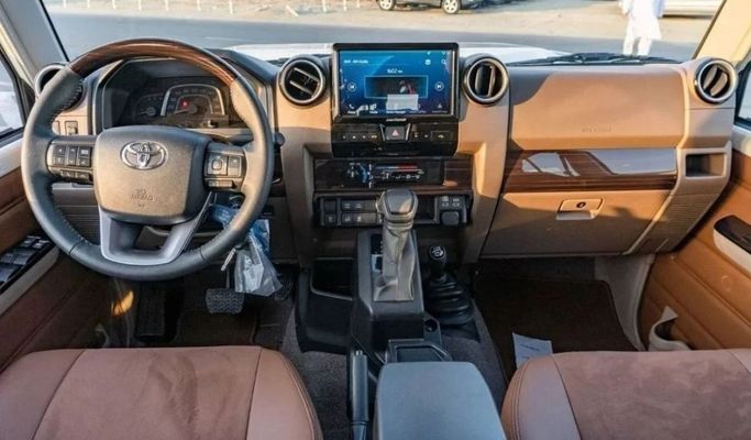 New Toyota Land Cruiser 70 Series Facelift 2, 2.8 l, 2024 in Sharjah by Nour Alnukhba Motors, White color. Other | AUTO.AE