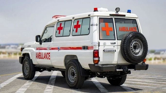 New Toyota Land Cruiser 70 Series Facelift 2, 4.2 l, 2025 in Sharjah by Nour Alnukhba Motors, White color. Other | AUTO.AE