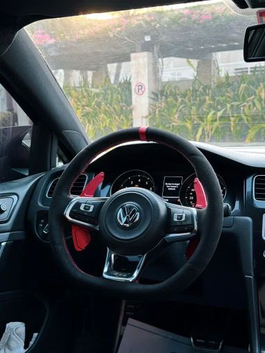 Used Volkswagen Golf GTI VII, 2.0 l, 2015 in Sharjah by Ayoon Alhoot Motors, Black color. GCC Specs | AUTO.AE