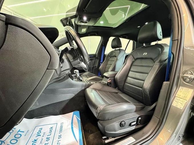 Used Volkswagen Golf R VII Facelift, 2.0 l, 2018 in Sharjah by Ayoon Alhoot Motors, Grey color. GCC Specs | AUTO.AE