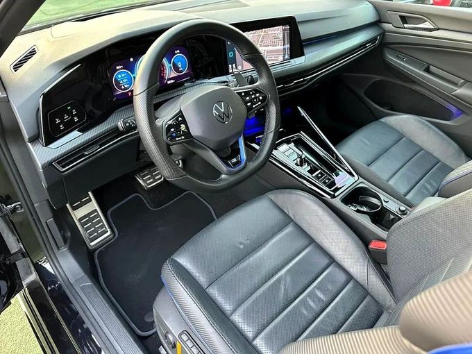 Used Volkswagen Golf R VIII, 2.0 l, 2023 in Sharjah by Ahmad alkhodari Motors, Black color. GCC Specs | AUTO.AE