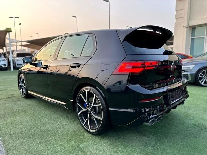 Used Volkswagen Golf R VIII, 2.0 l, 2023 in Sharjah by Ahmad alkhodari Motors, Black color. GCC Specs | AUTO.AE