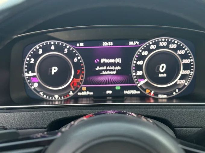 Used Volkswagen Golf R VII Facelift, 2.0 l, 2018 in Sharjah by Ahmad alkhodari Motors, Blue color. GCC Specs | AUTO.AE